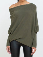Load image into Gallery viewer, Asymmetric neck Jumper - 4 Colours