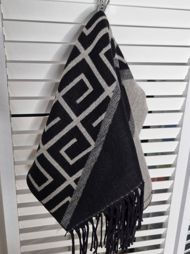 Grey/black inspired Scarf