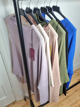 Load image into Gallery viewer, Asymmetric neck Jumper - 4 Colours