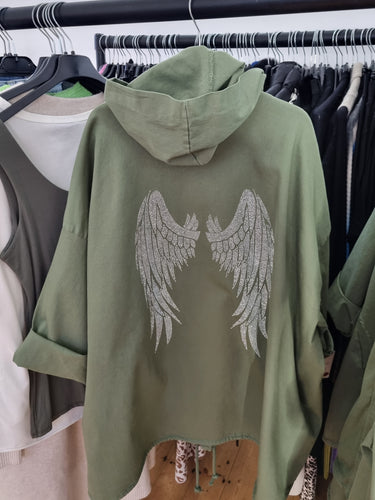 Khaki Magic angel Jacket