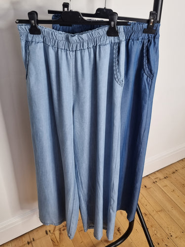 Chambray Denim Trousers - 2 colours