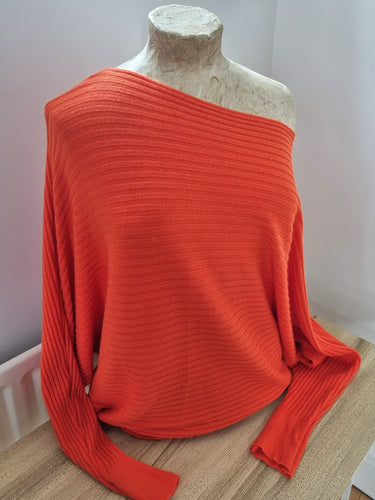 Orange batwing Jumper