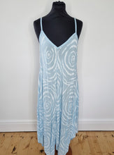 Load image into Gallery viewer, Baby blue swirl cami Dress