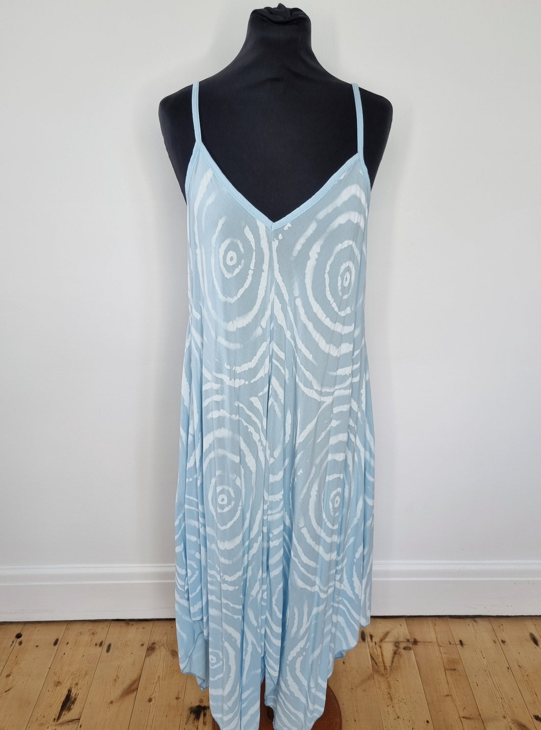 Baby blue swirl cami Dress