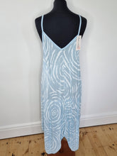 Load image into Gallery viewer, Baby blue swirl cami Dress