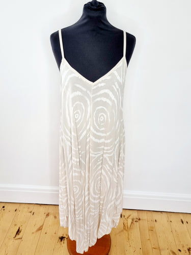 Beige swirl cami Dress