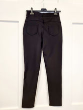 Load image into Gallery viewer, Black stretch Treggings