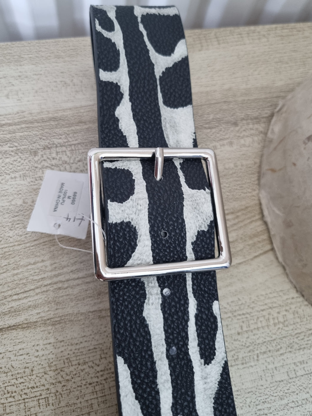 New zebra belt