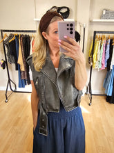 Load image into Gallery viewer, Biker waistcoat