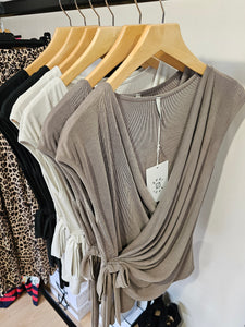 New Wrap effect Top - 3 colours