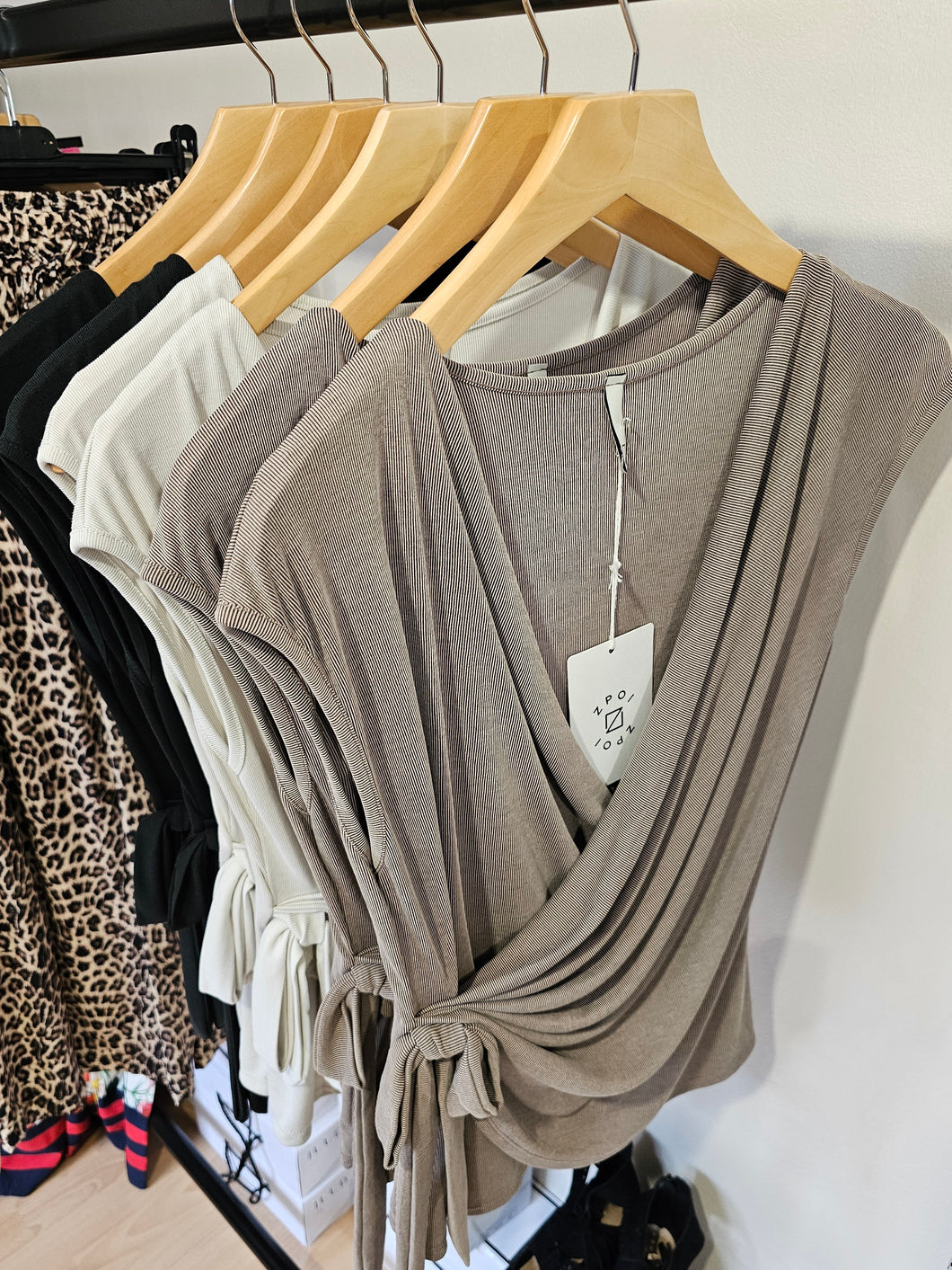 New Wrap effect Top - 3 colours