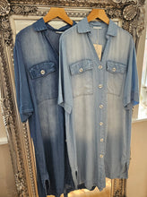 Load image into Gallery viewer, NEW Denim shirt Dress