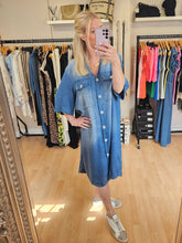 Load image into Gallery viewer, NEW Denim shirt Dress