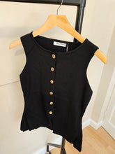 Load image into Gallery viewer, Black knitted Tank