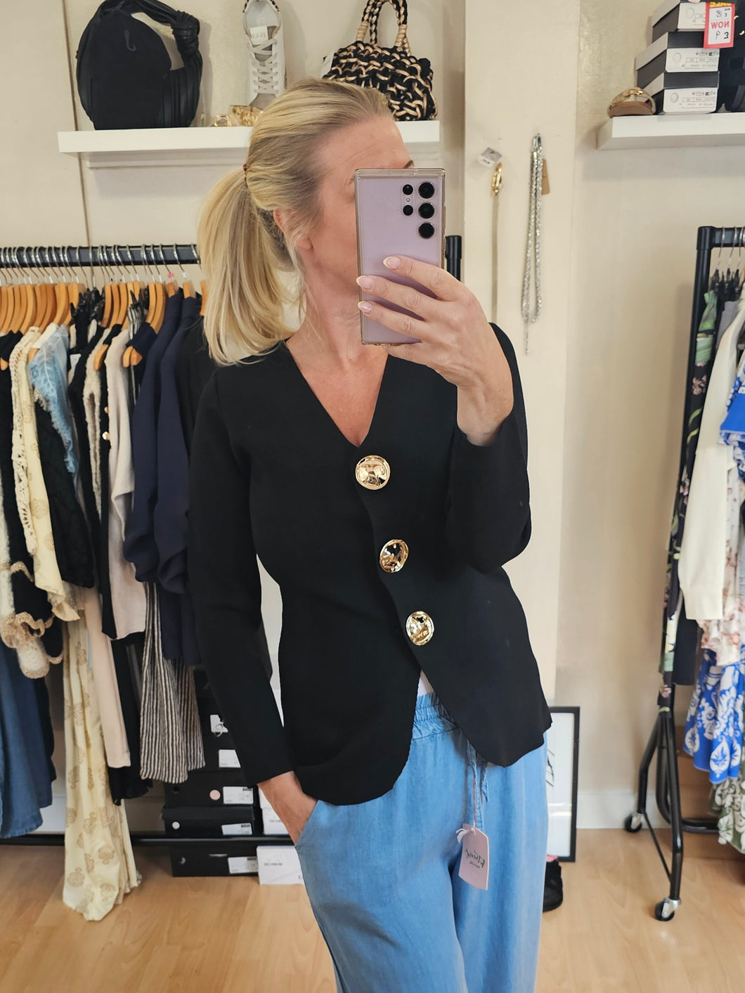 Black Mya knitted Jacket