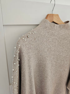 NEW Pearl and Diamanté Jumper