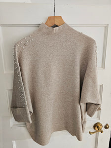 NEW Pearl and Diamanté Jumper
