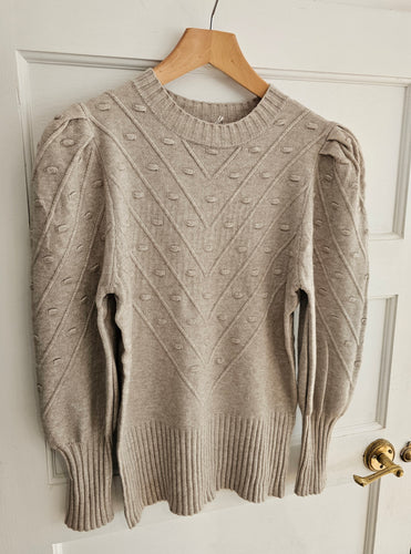 New Taupe bobble Jumper