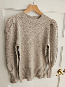New Taupe bobble Jumper