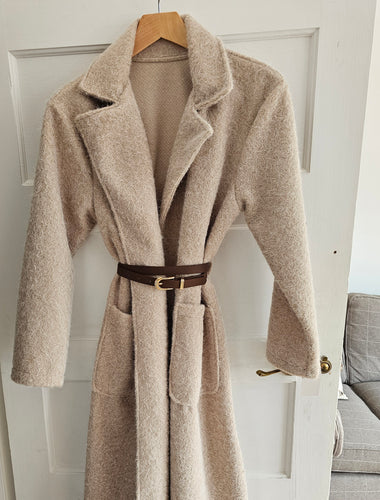 NEW Beige soft belted Jacket