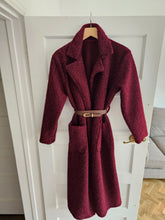 Load image into Gallery viewer, NEW Berry soft belted Jacket