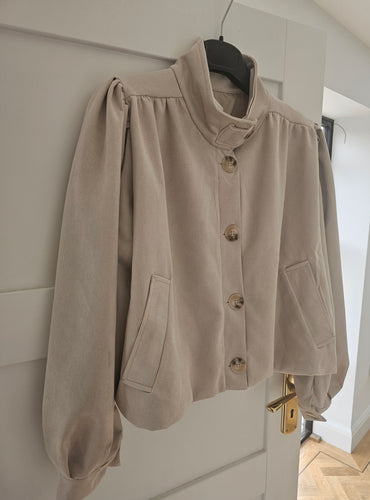 NEW Beige suede look Jacket