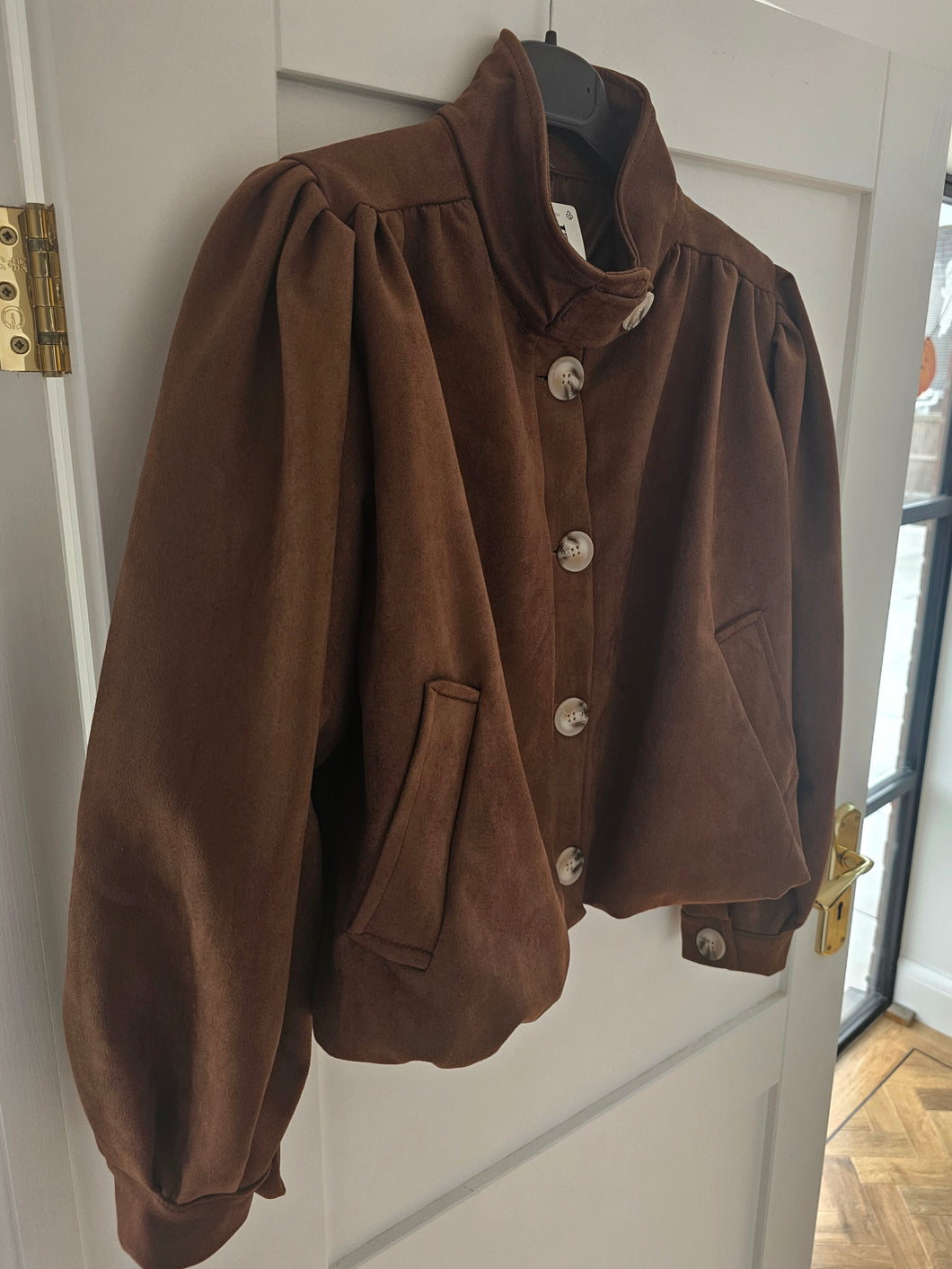 NEW Brown suede look Jacket