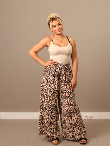 Animal print Palazzo Trousers