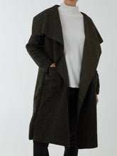 Load image into Gallery viewer, Khaki waterfall Coat