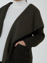 Load image into Gallery viewer, Khaki waterfall Coat