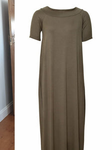 Khaki bardot Maxi