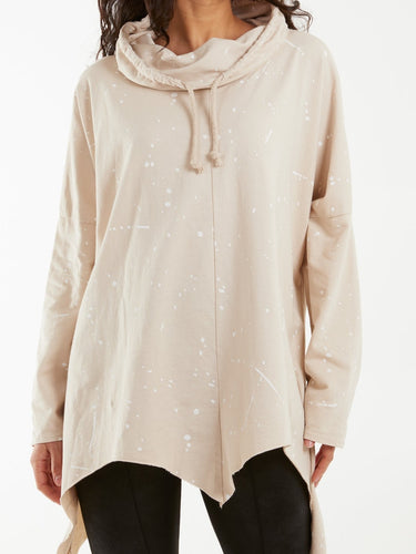 Cream hanky sweat top