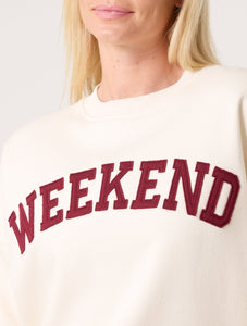 NEW cream Weekend lounge Sweatshirt