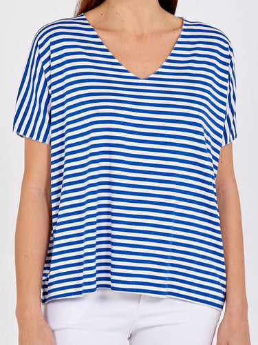 Blue stripe T-shirt