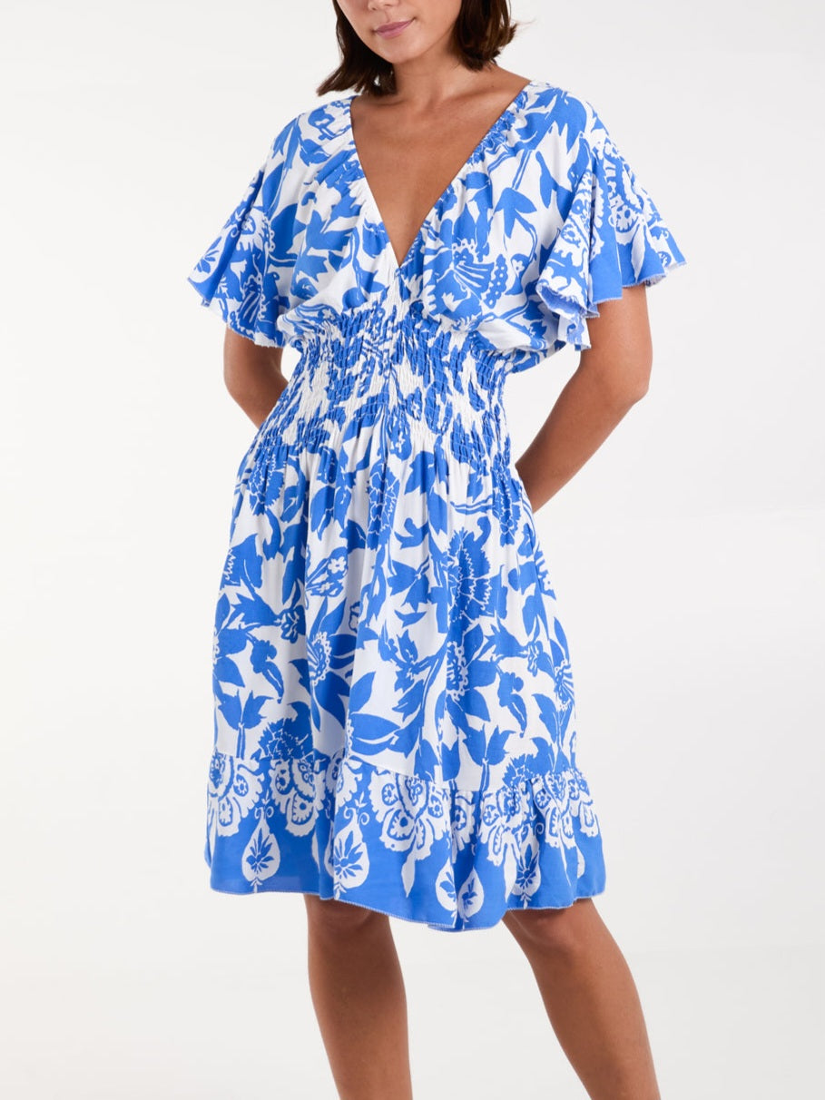 NEW Blue Floral angel Dress