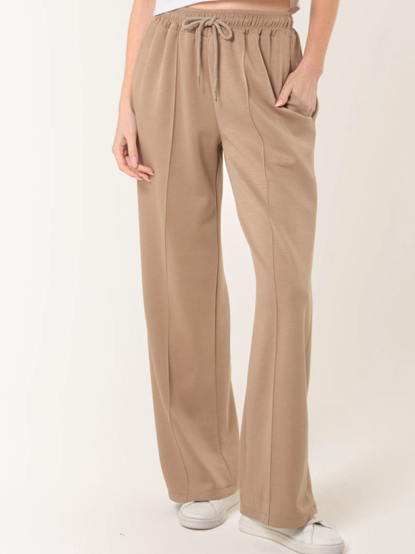 Camel Jersey straight Joggers
