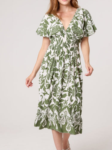 NEW Khaki angel Maxi Dress