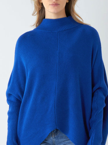 New colour - Royal blue turtle neck Jumper