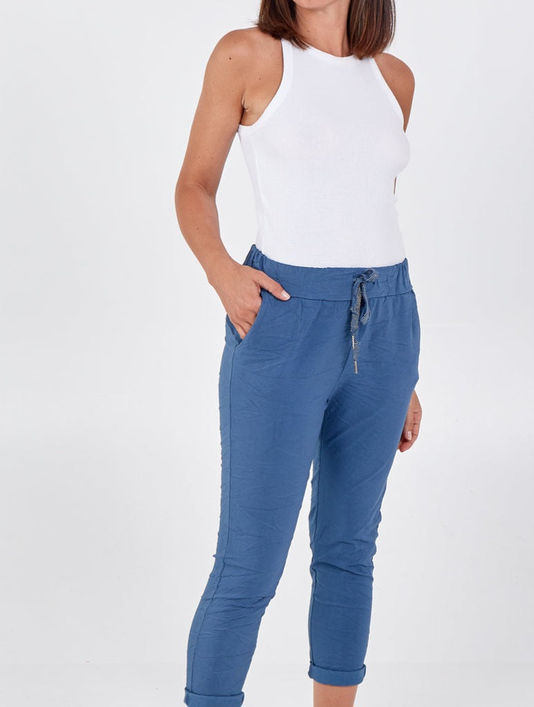 Denim blue Magic Trousers