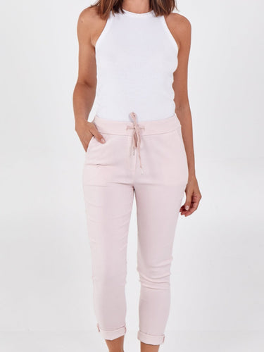 Pale pink Magic stretch Trousers