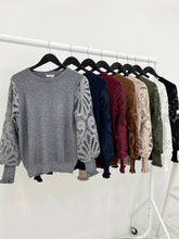 Load image into Gallery viewer, NEW SEASON Lace sleeve Jumpers - 6 colours