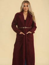 Load image into Gallery viewer, NEW Berry soft belted Jacket