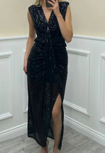 Load image into Gallery viewer, Full sequin black Dress