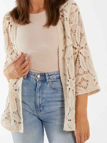 Stone crochet Jacket