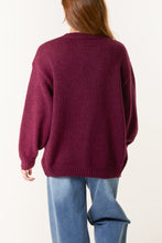 Load image into Gallery viewer, New Berry daisy Cardigan
