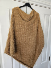 Load image into Gallery viewer, Camel supersoft Poncho