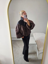 Load image into Gallery viewer, NEW High neck puff sleeve Jacket