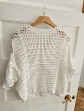 Load image into Gallery viewer, NEW white Crochet Top
