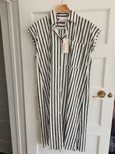 Load image into Gallery viewer, Stripe cotton shirt Dress - 2 Colours