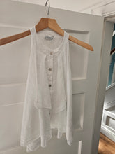 Load image into Gallery viewer, NEW 100% white linen Top